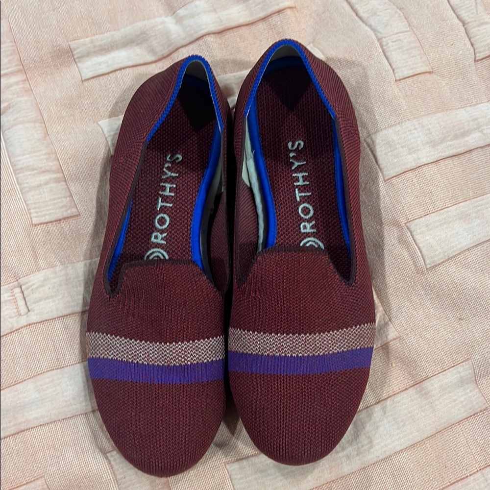 Rothy's Garnet Stripe Loafer